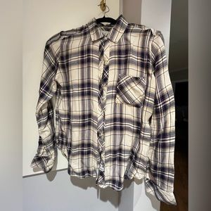 Rails blouse with metallic pink threading. Soft and comfy!